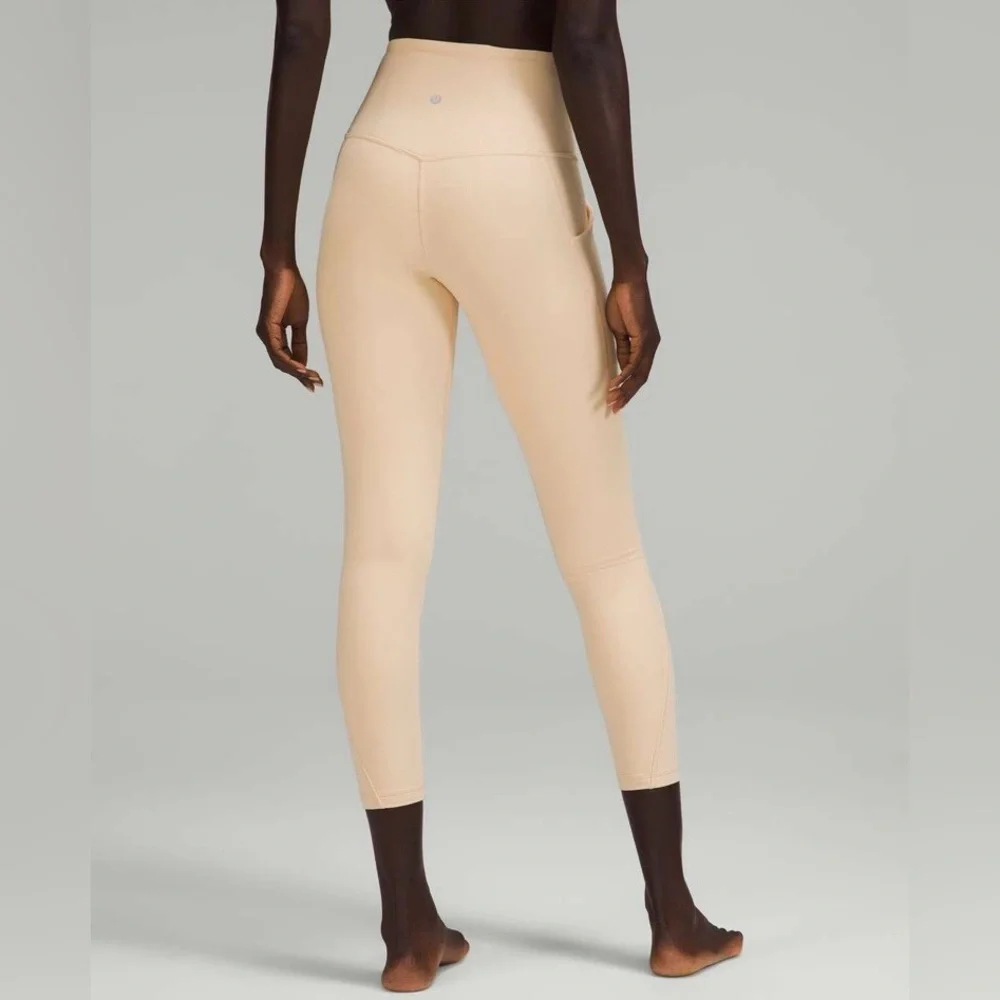 Lululemon align high rise pant with pockets 25" prosecco womens 14 yoga - Picture 2 of 7